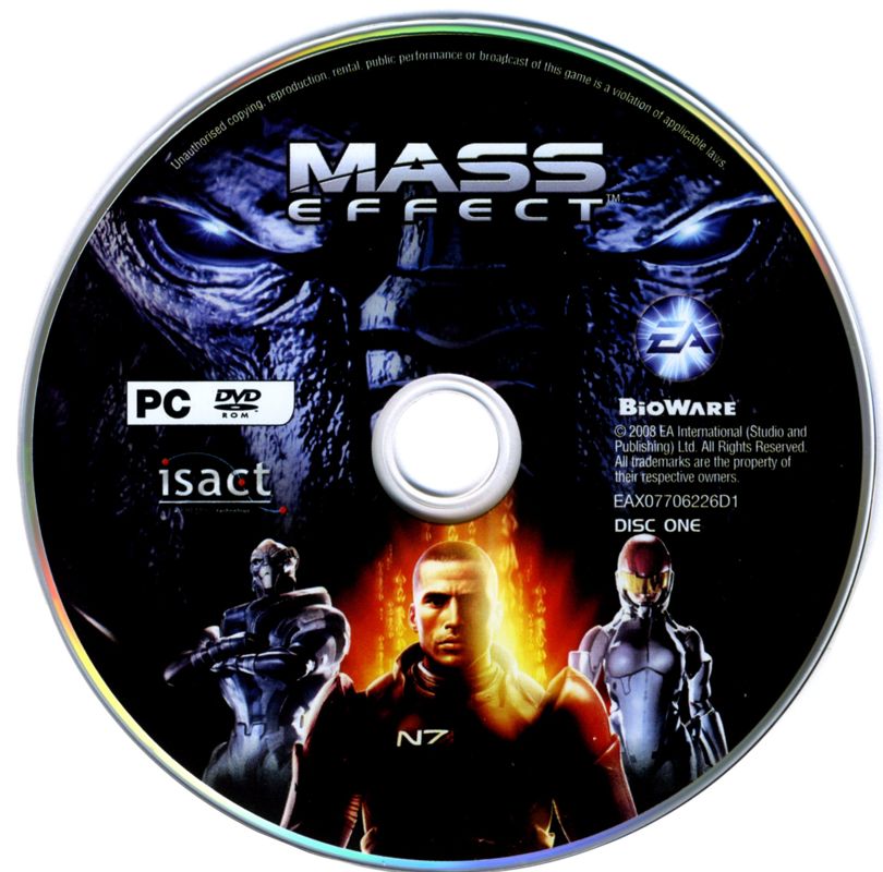Media for Mass Effect (Windows): Disc One
