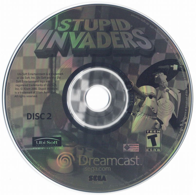 Media for Stupid Invaders (Dreamcast): Disc 2