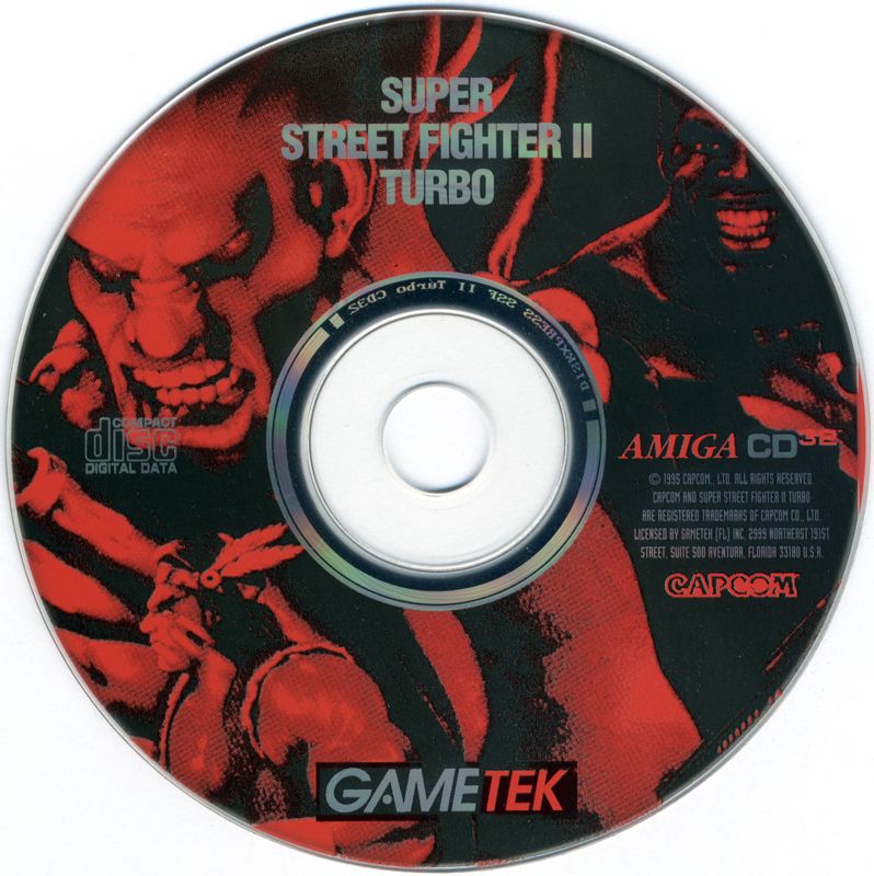 Media for Super Street Fighter II Turbo (Amiga CD32)