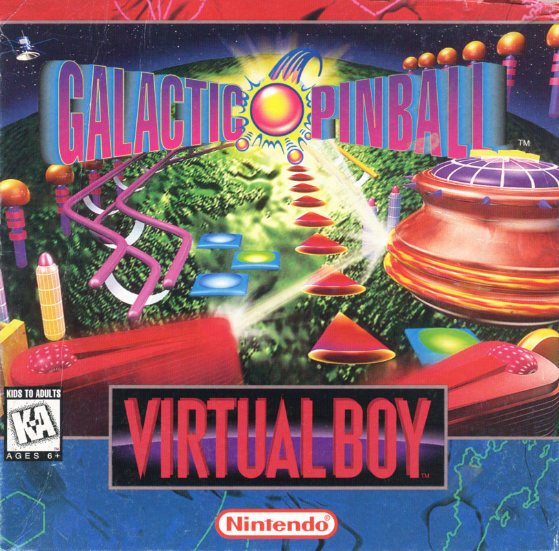 Front Cover for Galactic Pinball (Virtual Boy)