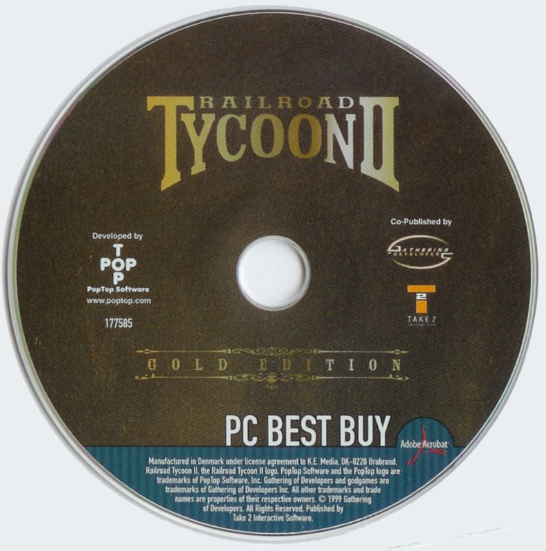 Media for Railroad Tycoon II: Gold Edition (Windows) (PC Best Buy release)