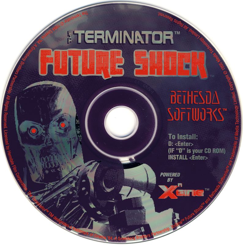 Media for The Terminator: Future Shock (DOS)