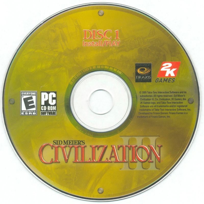 Media for Sid Meier's Civilization III: Complete (Windows): Civilization III Disc