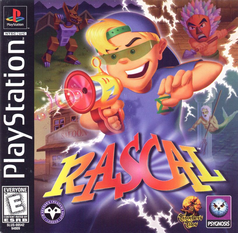 Front Cover for Rascal (PlayStation)