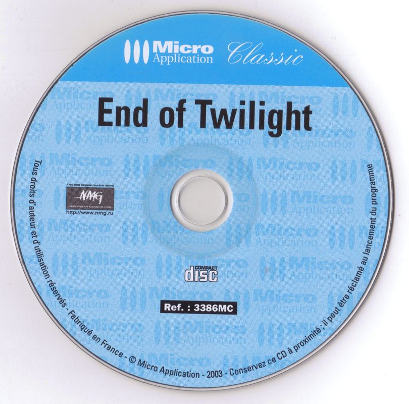 Media for End of Twilight (Windows) (Classic release (Micro Application 2003))