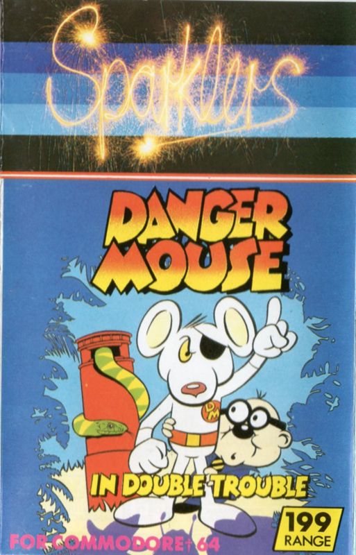 Front Cover for Danger Mouse in Double Trouble (Commodore 64) (Sparklers budget re-release)