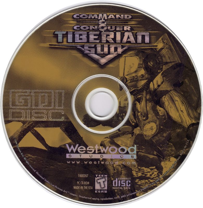 Media for Command & Conquer: Tiberian Sun (Windows): Disc 1 - GDI