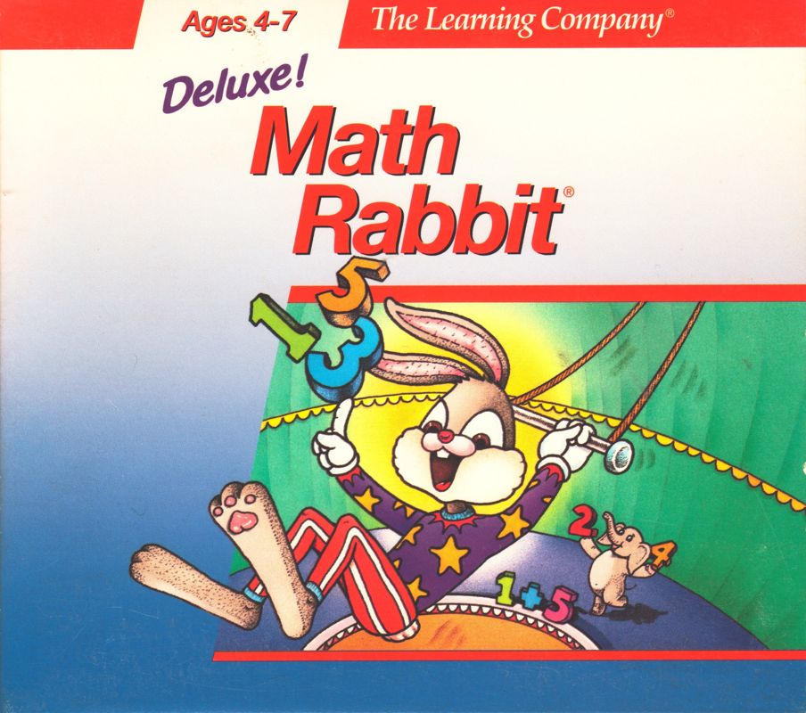Front Cover for Math Rabbit Deluxe (Macintosh and Windows 3.x)
