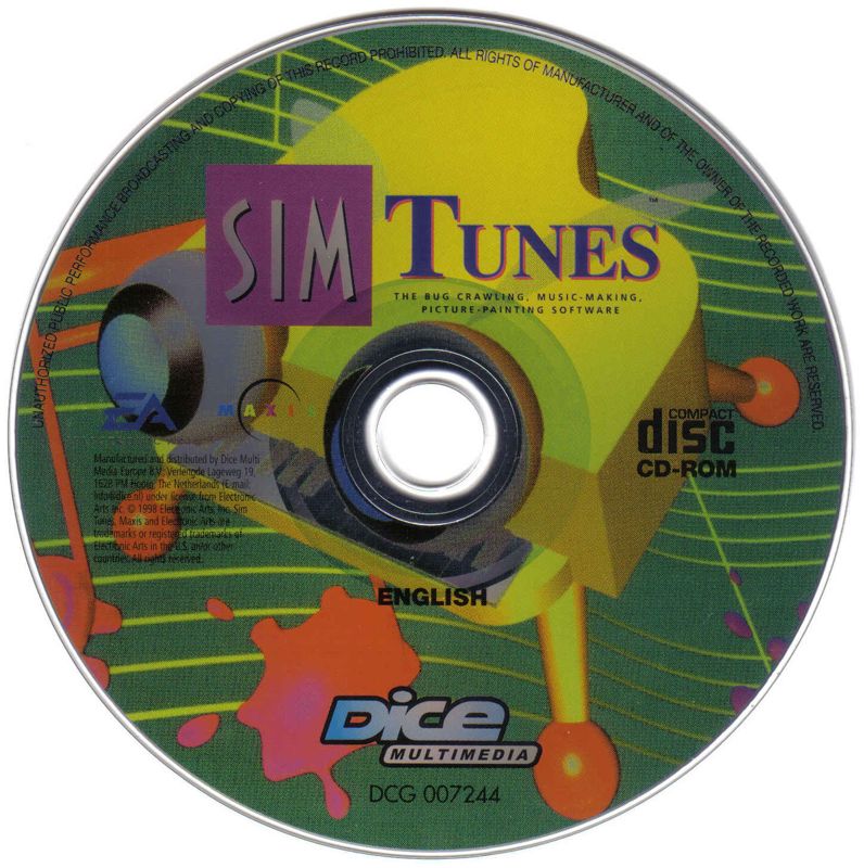 Media for SimTunes (Windows) (Dice Multimedia release)