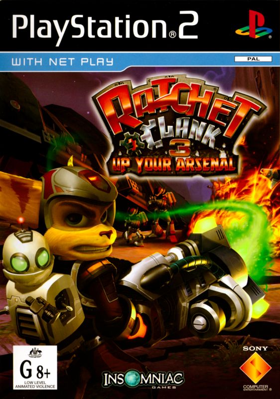 ratchet-clank-up-your-arsenal-cover-or-packaging-material-mobygames