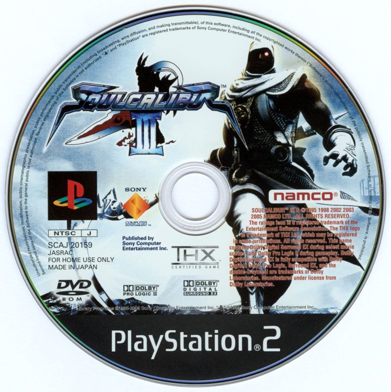Media for SoulCalibur III (PlayStation 2)