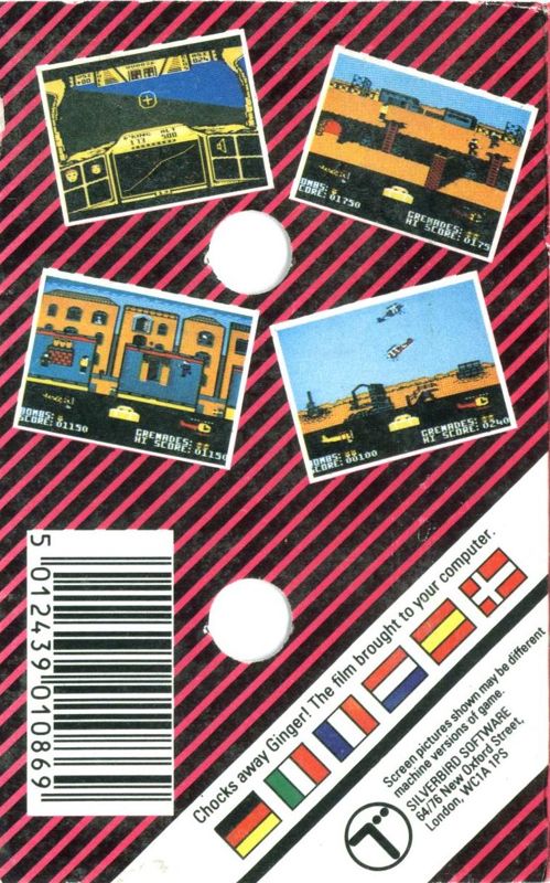 Back Cover for Biggles (ZX Spectrum)
