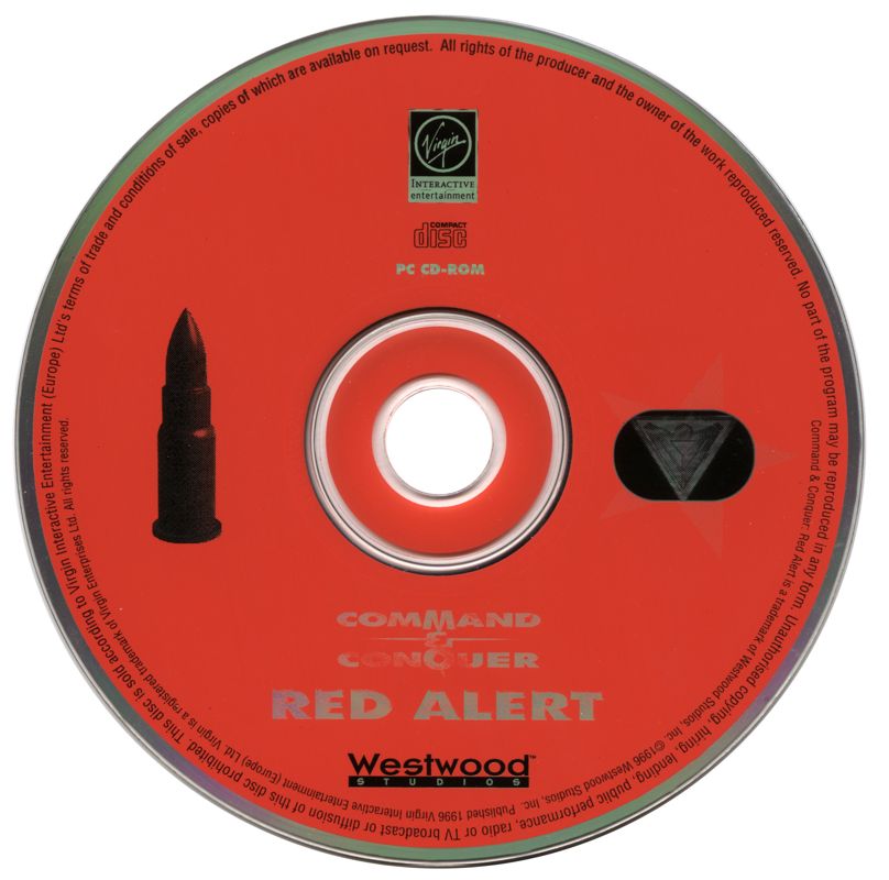 Media for Command & Conquer: Red Alert (DOS and Windows): Disc 1 - Allied