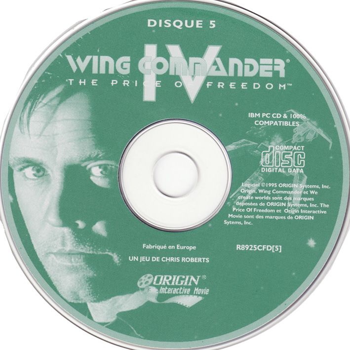 Media for Wing Commander IV: The Price of Freedom (DOS): Disc 5