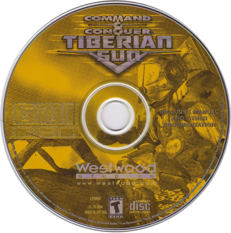 Media for Command & Conquer: Tiberian Sun (Windows) (EA Games Classics release): Disc 1 - GDI