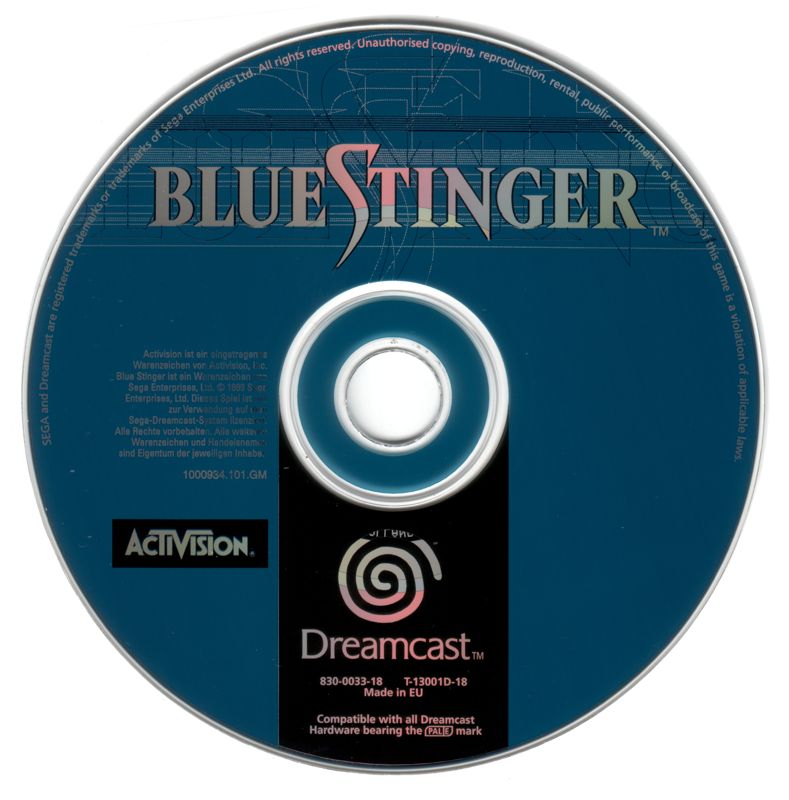 Media for Blue Stinger (Dreamcast)