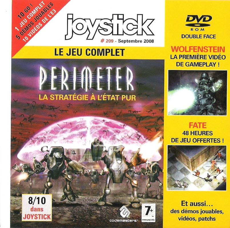 Front Cover for Perimeter (Windows) (Joystick n°209 - covermount 09/2008)