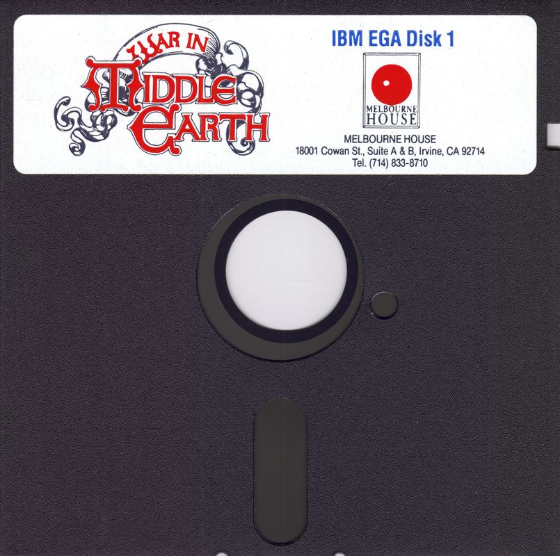 Media for J.R.R. Tolkien's War in Middle Earth (DOS) (5.25 Disk Release): Disk 1/3