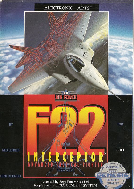 Front Cover for F-22 Interceptor (Genesis)