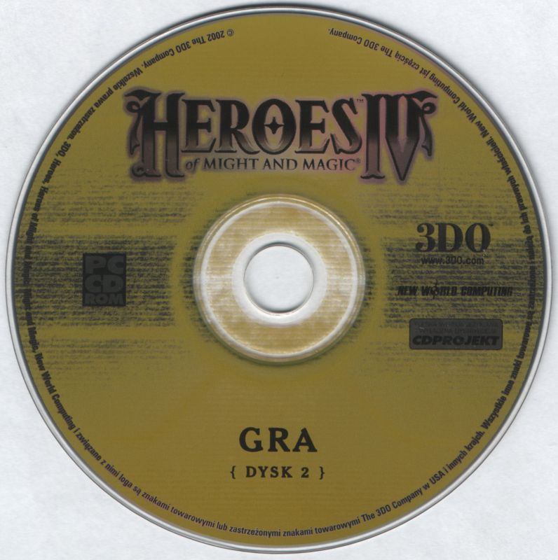 Media for Heroes of Might and Magic IV (Windows): Disc 2 - Play