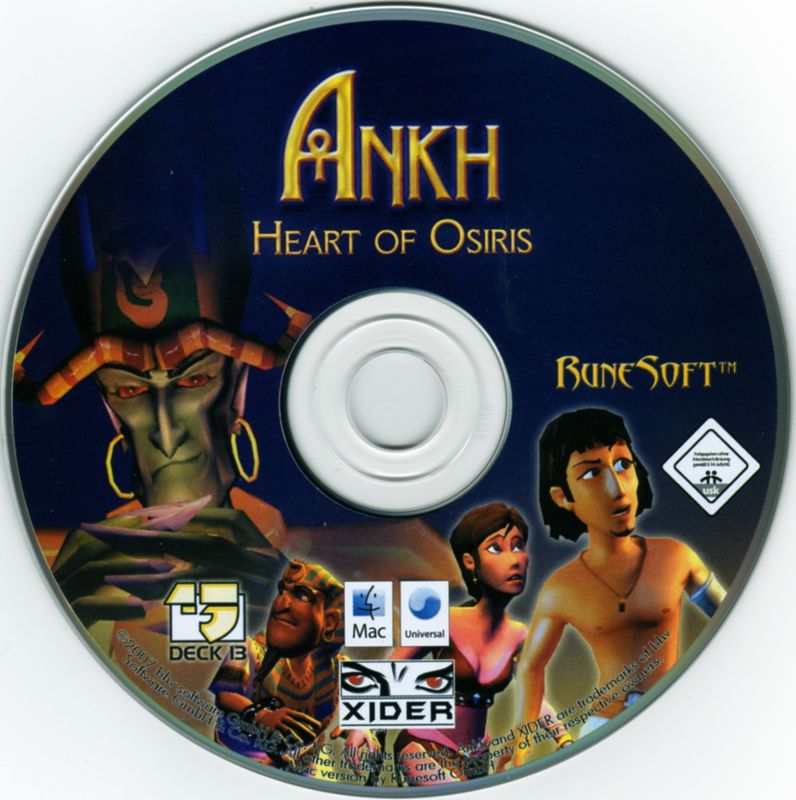 Media for Ankh: Heart of Osiris (Macintosh)