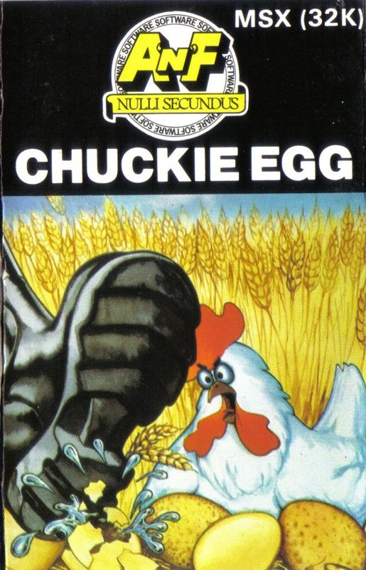 Front Cover for Chuckie Egg (MSX)