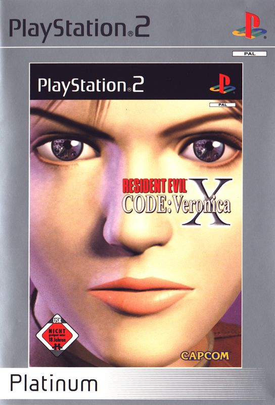 Front Cover for Resident Evil: Code: Veronica X (PlayStation 2) (Platinum release)