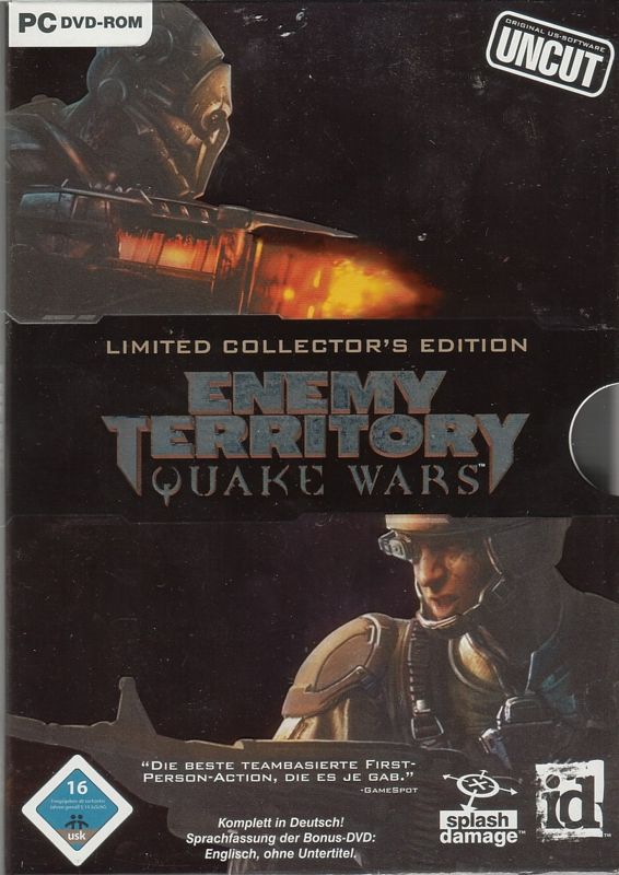 Front Cover for Enemy Territory: Quake Wars (Limited Collector's Edition) (Windows)