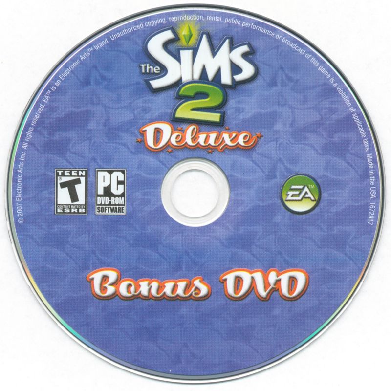 Media for The Sims 2: Deluxe (Windows): Bonus Disc