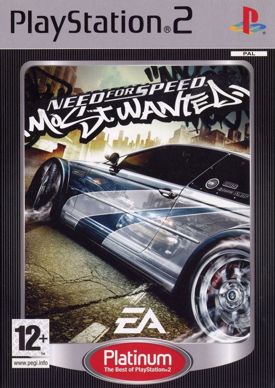 Front Cover for Need for Speed: Most Wanted (PlayStation 2) (Platinum release)
