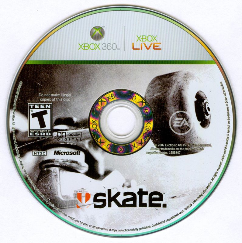 Media for skate. (Xbox 360)