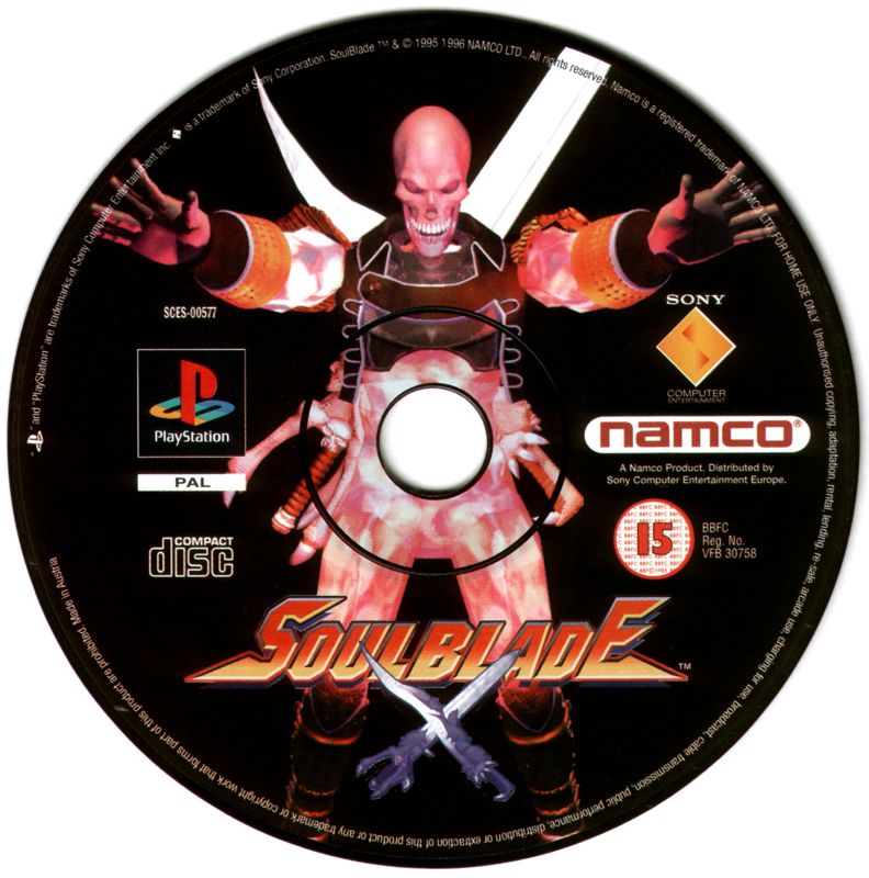 Media for Soul Blade (PlayStation)
