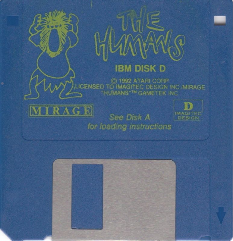 Media for The Humans (DOS): Disk 4