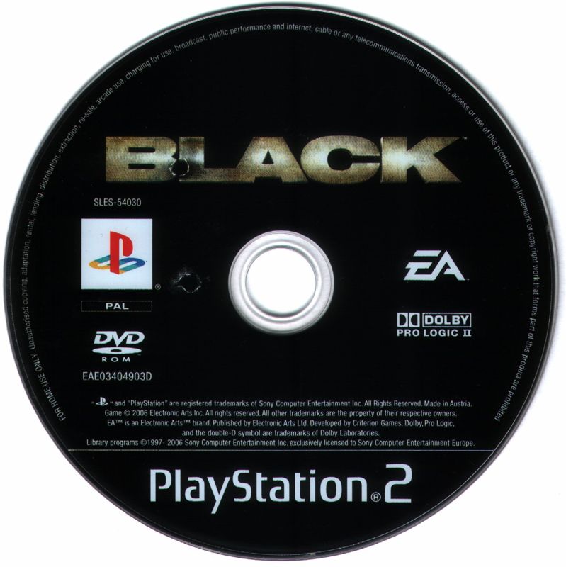 Media for Black (PlayStation 2)