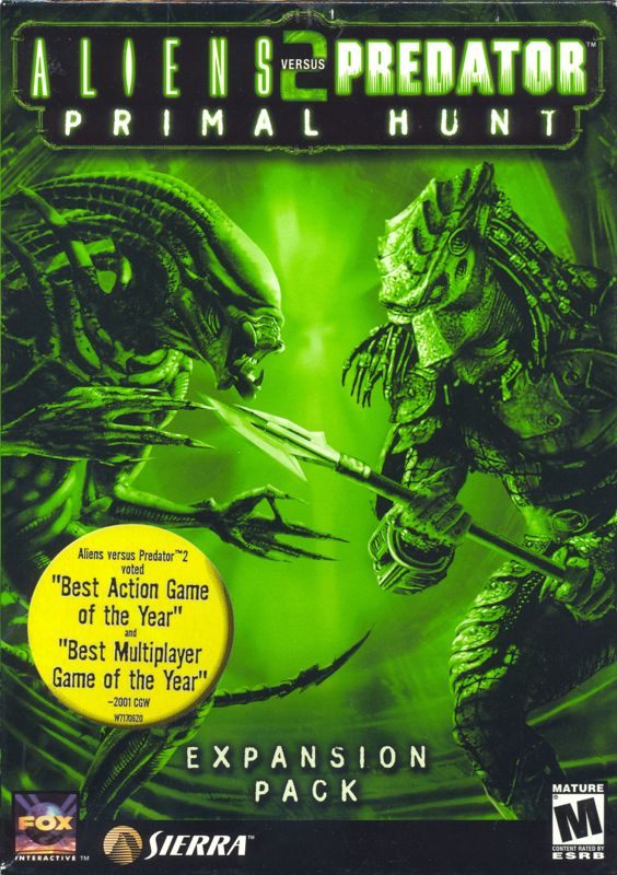 Front Cover for Aliens Versus Predator 2: Primal Hunt (Windows)