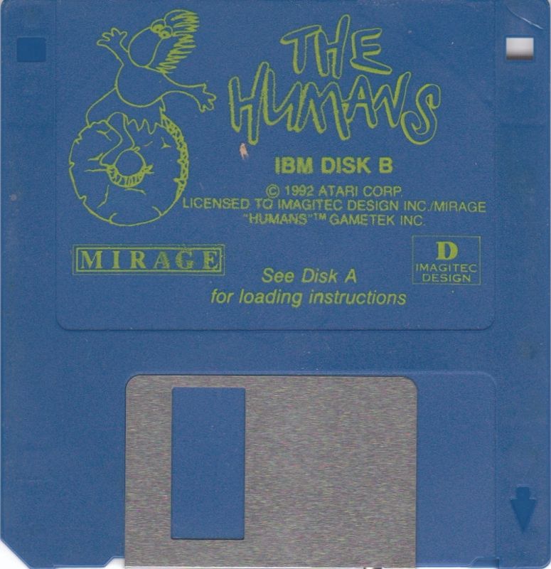 Media for The Humans (DOS): Disk 2