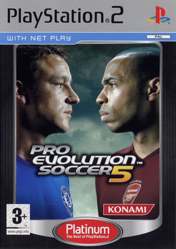 Front Cover for World Soccer: Winning Eleven 9 (PlayStation 2) (Platinum release)