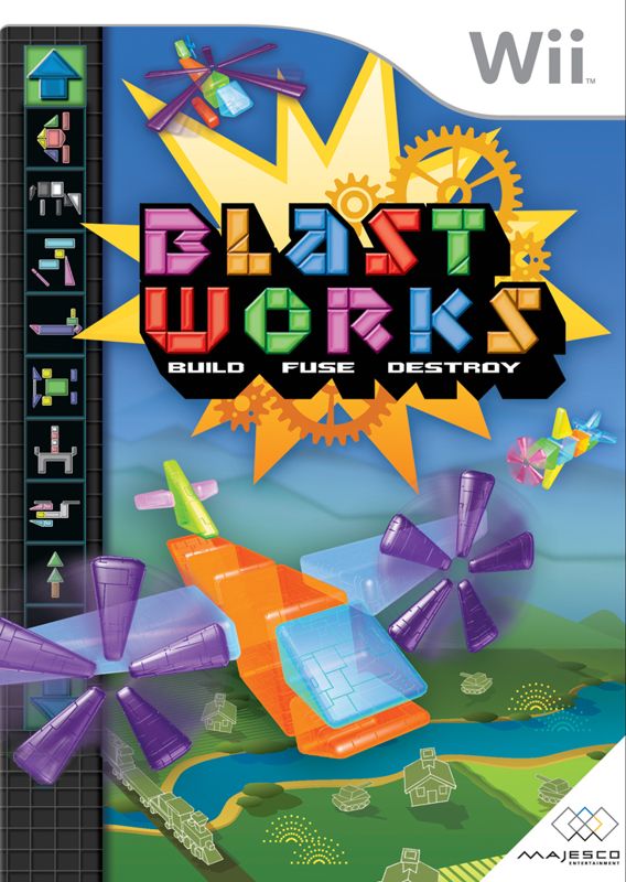 Front Cover for Blast Works: Build, Trade, Destroy (Wii) (Promotional cover art released in August 2008)