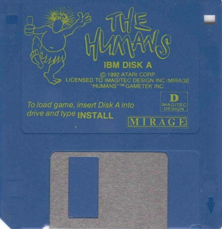 Media for The Humans (DOS): Disk 1
