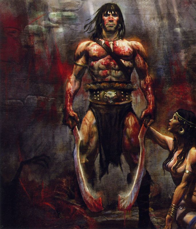 Inside Cover for Conan (PlayStation 3): Left