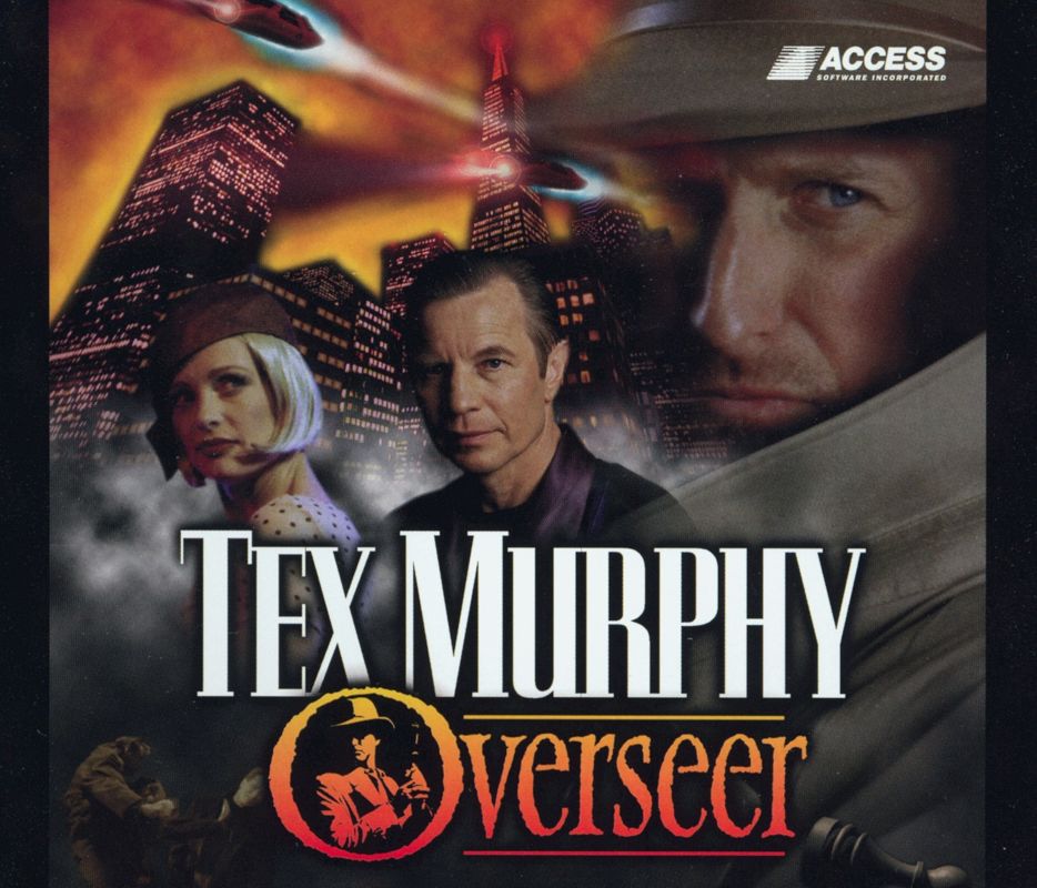 Other for Tex Murphy: Overseer (Windows) (Alternate Front - has L.E.D. on top of the building): Jewel Case - Back