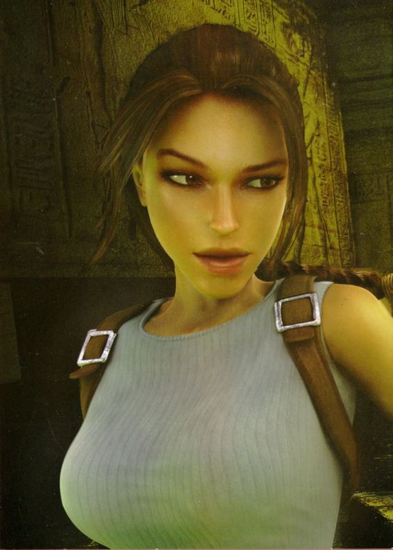Inside Cover for Lara Croft: Tomb Raider - Anniversary (Collectors Edition) (PlayStation 2): Flap - Left