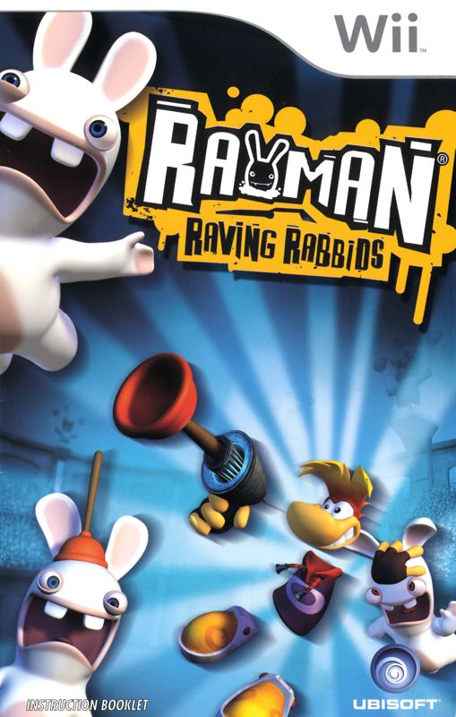 Rayman: Raving Rabbids cover or packaging material - MobyGames