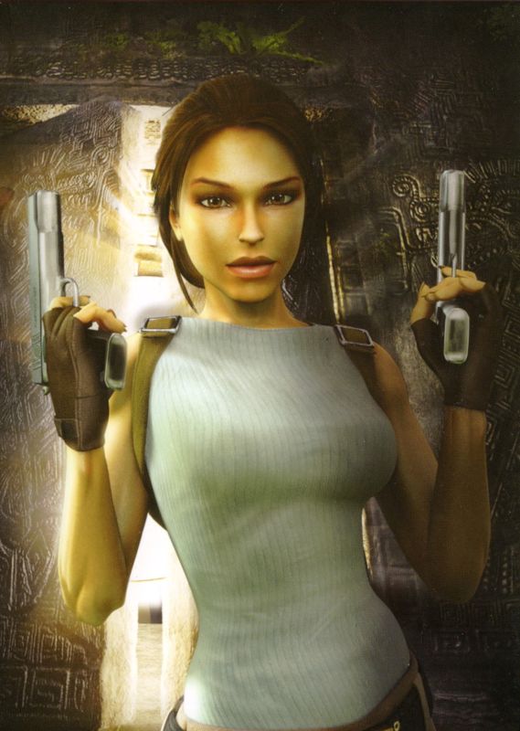 Inside Cover for Lara Croft: Tomb Raider - Anniversary (Collectors Edition) (PlayStation 2): Flap - Far Left