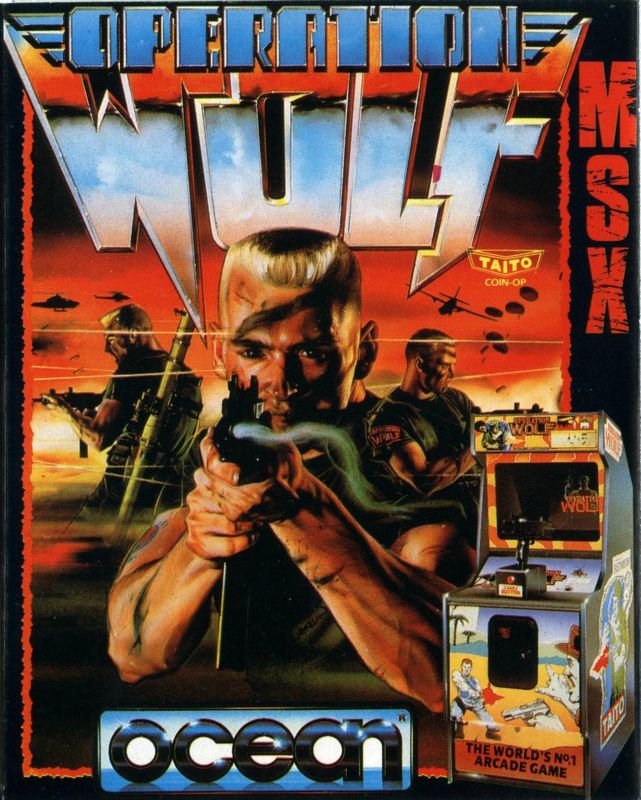 Front Cover for Operation Wolf (MSX)