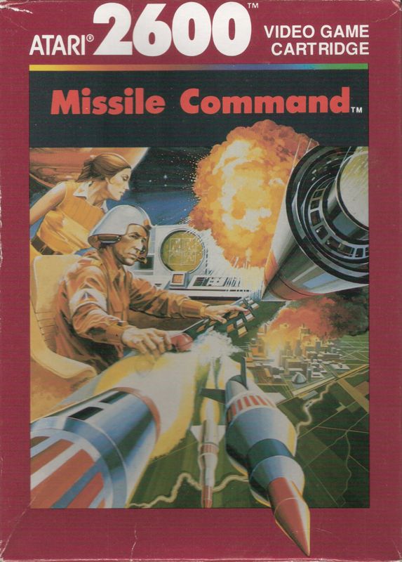 Front Cover for Missile Command (Atari 2600)