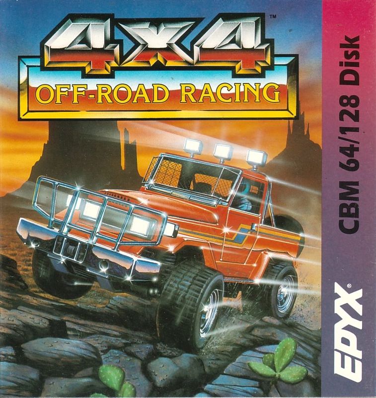 Front Cover for 4x4 Off-Road Racing (Commodore 64)