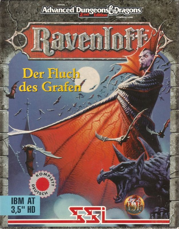 Front Cover for Ravenloft: Strahd's Possession (DOS) (3.5" Disk Release)