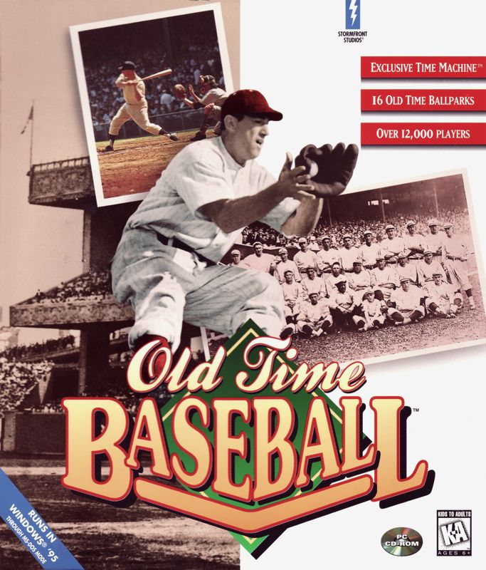 Front Cover for Old Time Baseball (DOS)