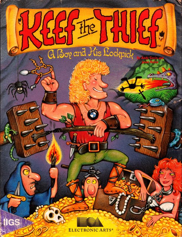 Front Cover for Keef the Thief: A Boy and His Lockpick (Apple IIgs) (Demo release)